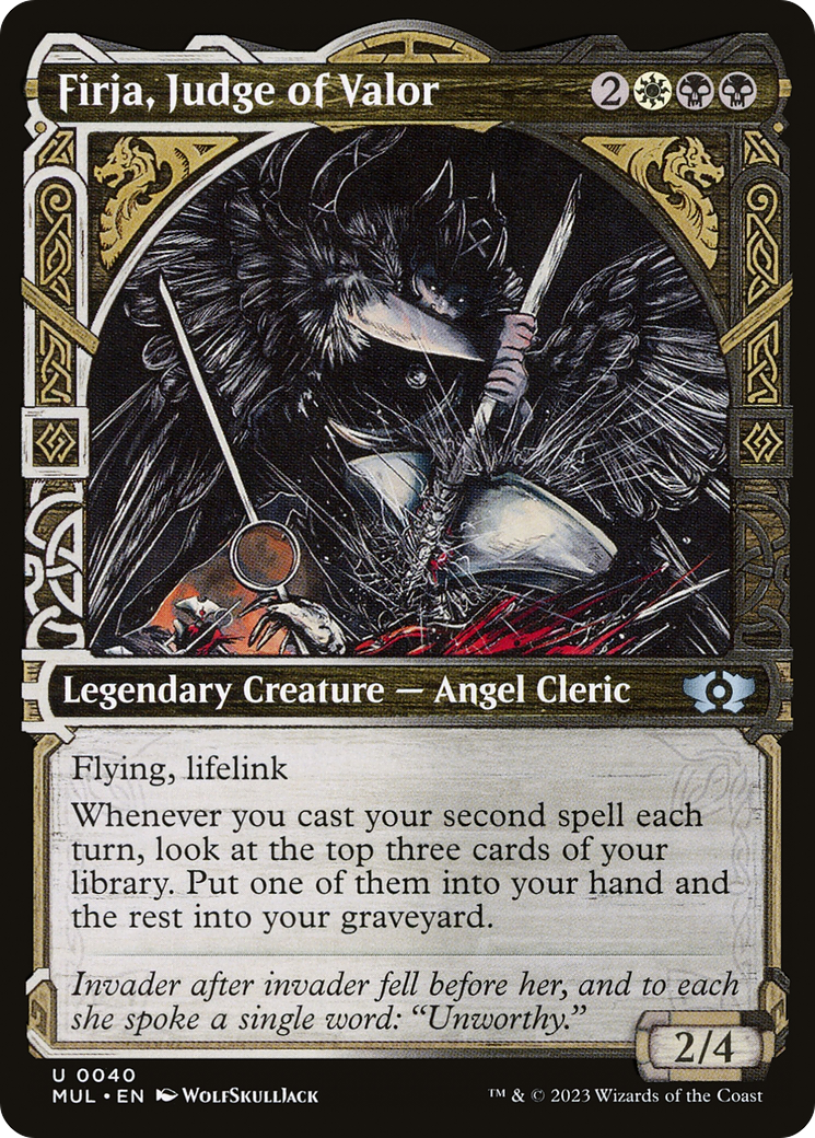 Firja, Judge of Valor (MUL) 40 - WZRD TCG