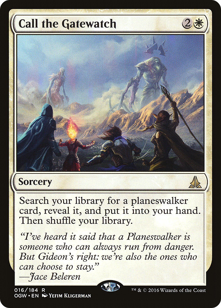 Call the Gatewatch (OGW) 16