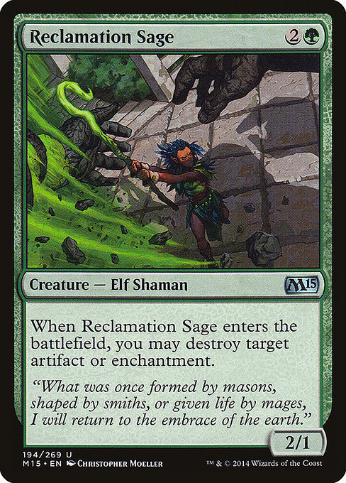Reclamation Sage front