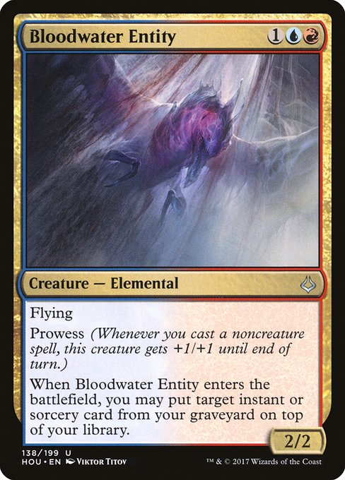 Bloodwater Entity front