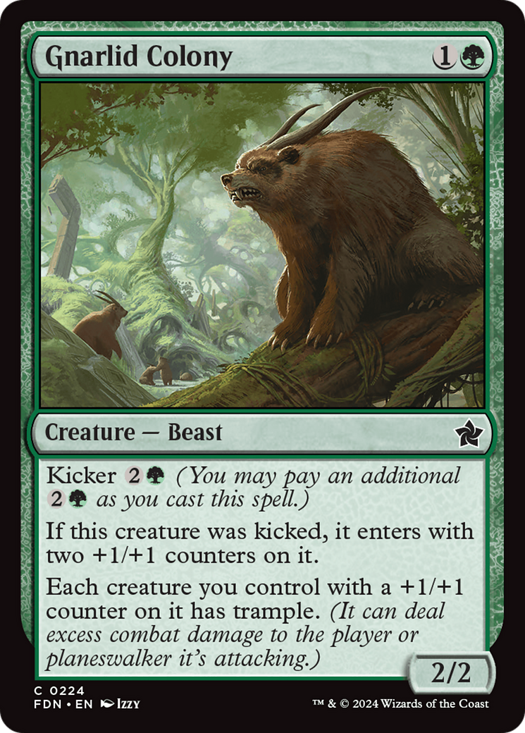 Gnarlid Colony (FDN) 224 - WZRD TCG