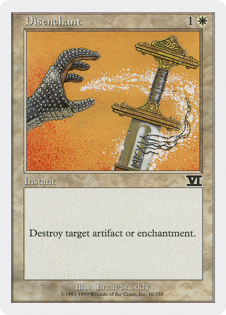 Disenchant (6ED) 16 - WZRD TCG