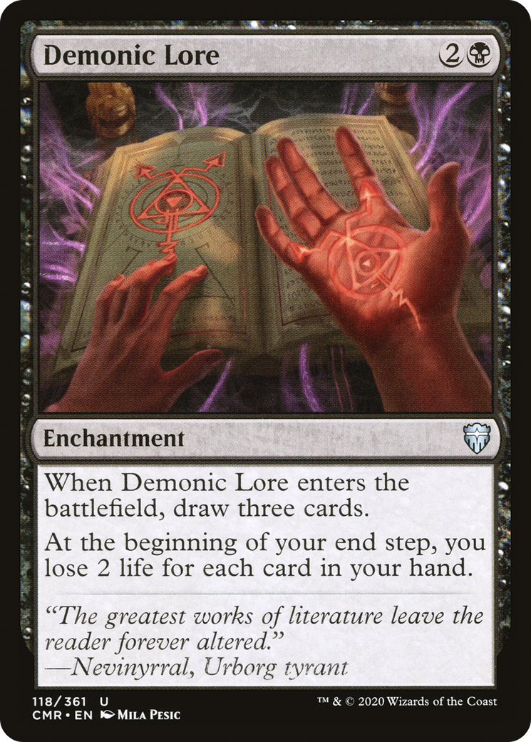 Demonic Lore (CMR) 118