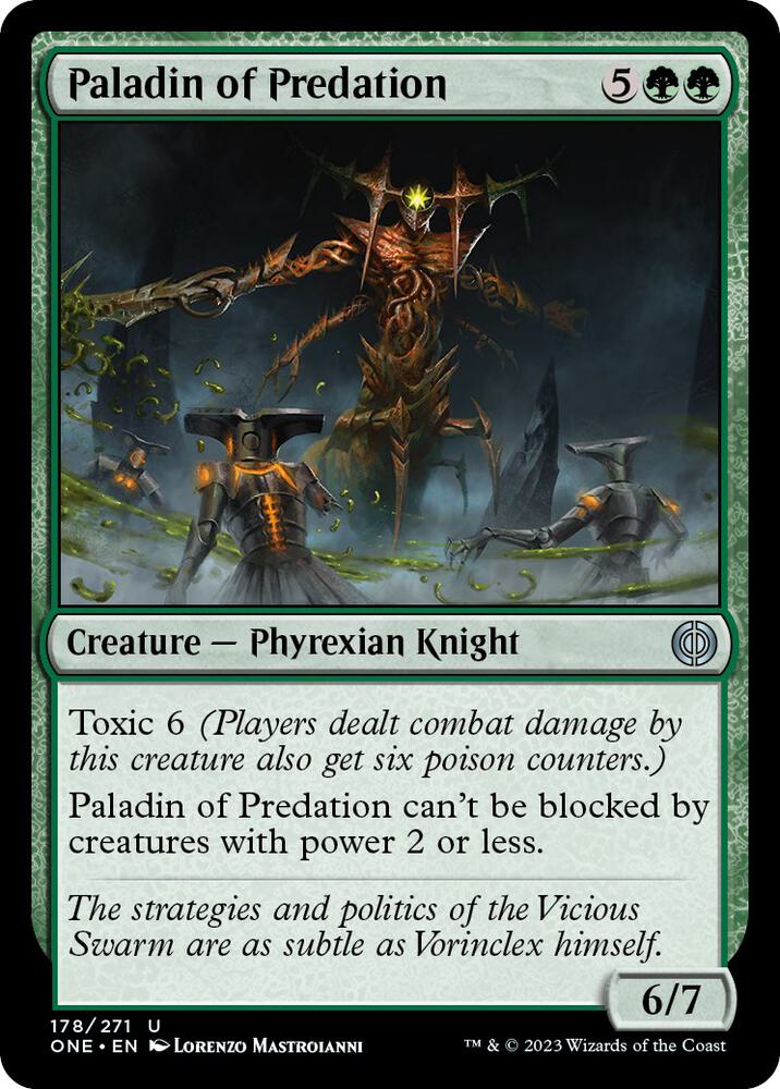 Paladin of Predation, ONE, 178, NM, Foil