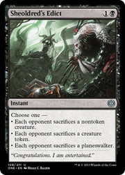 Sheoldred's Edict, ONE, 108, NM