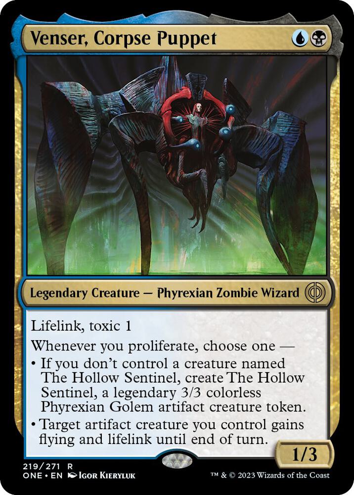 Venser, Corpse Puppet, ONE, 219, NM