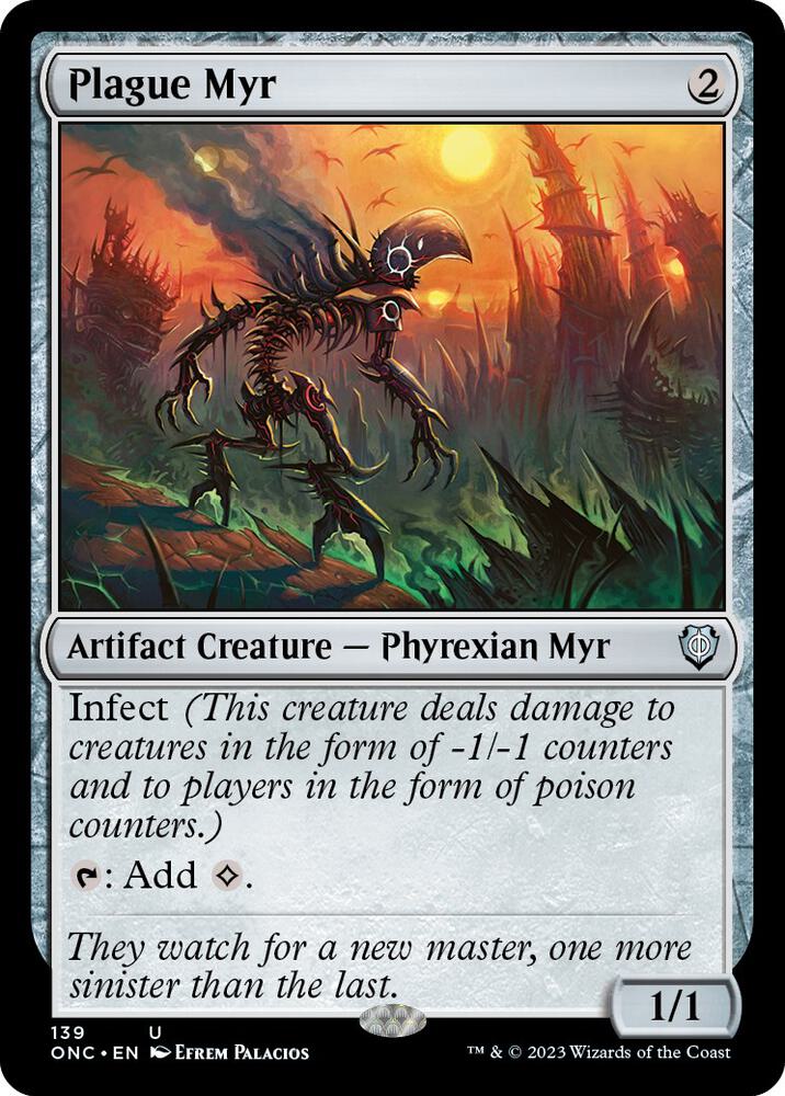 Plague Myr, ONC, 139, NM