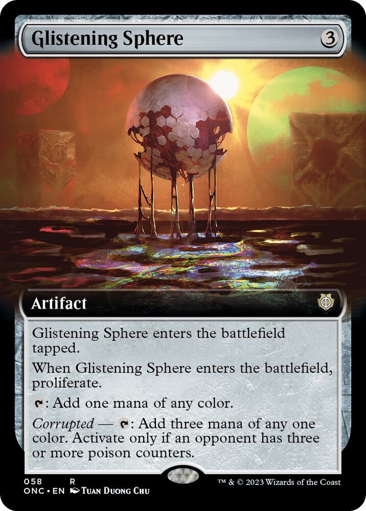 Glistening Sphere (Extended Art),, 58, Near Mint, Normal