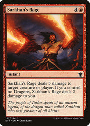 Sarkhan's Rage front
