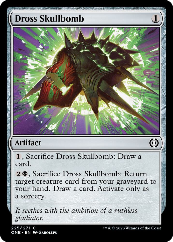 Dross Skullbomb, ONE, 225, NM, Foil