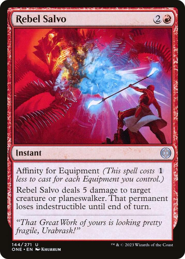 Rebel Salvo, ONE, 144, HP