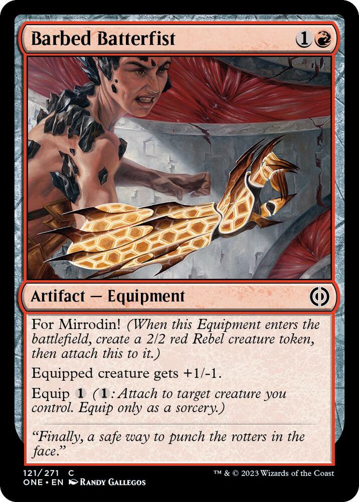 Barbed Batterfist, ONE, 121, LP