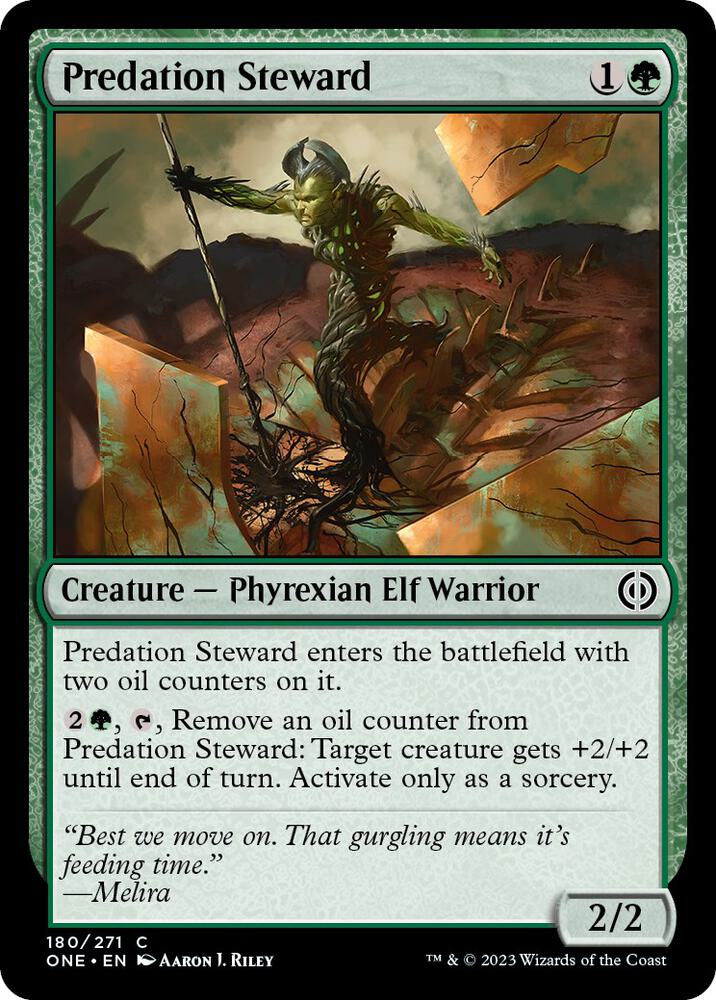 Predation Steward, ONE, 180, NM, Foil