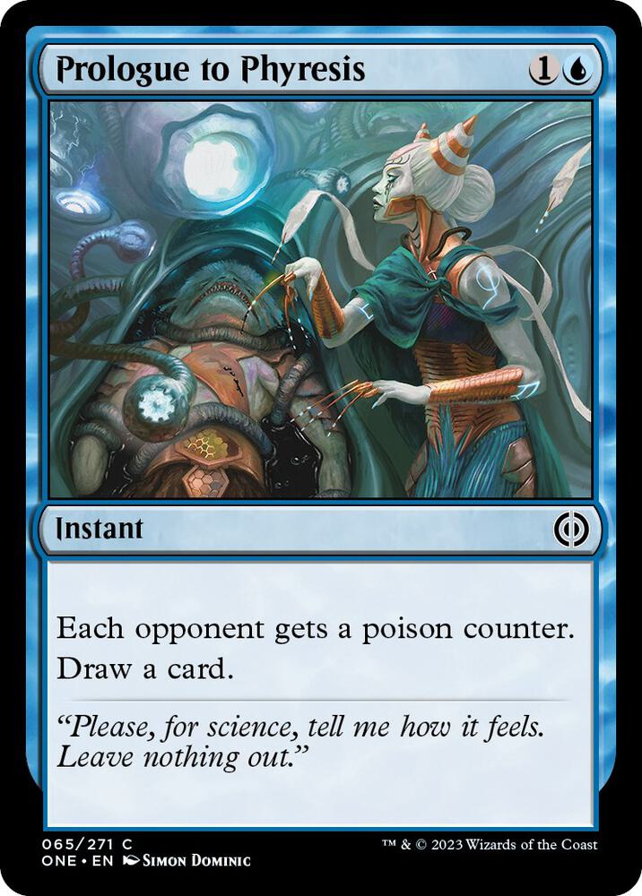Prologue to Phyresis, ONE, 65, NM, Foil