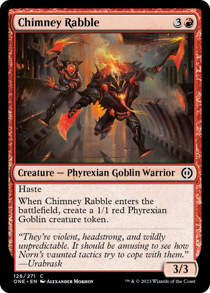 Chimney Rabble, ONE, 126, NM