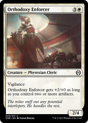 Orthodoxy Enforcer, ONE, 25, NM