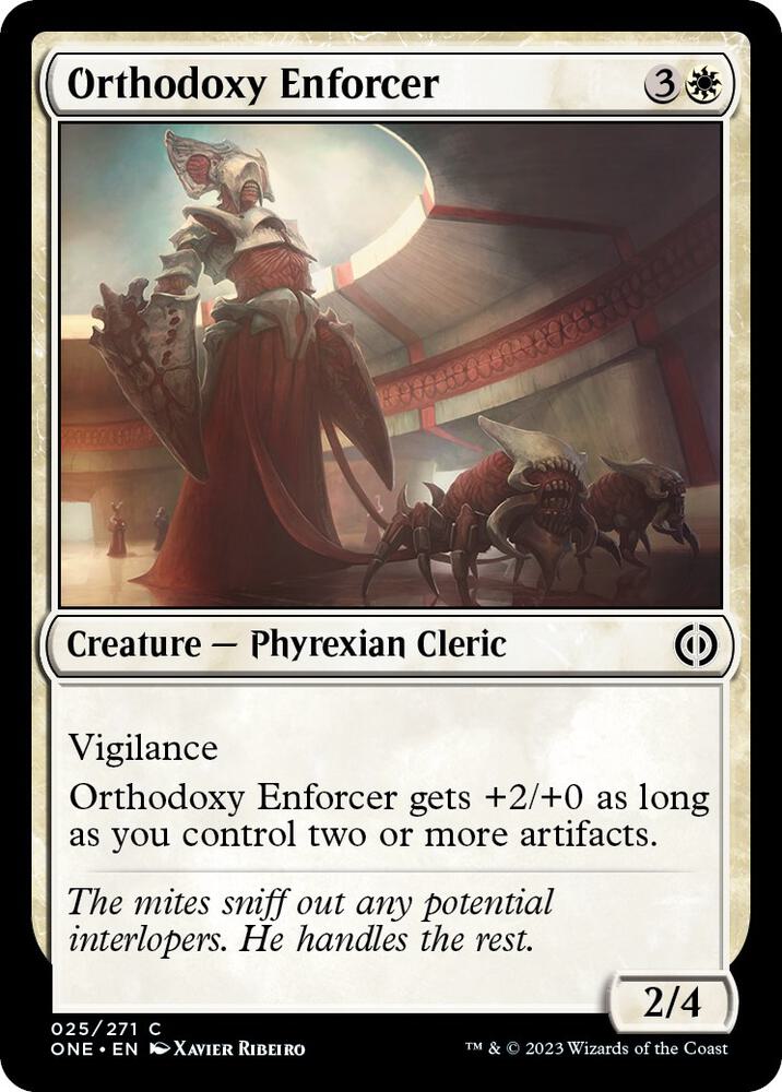 Orthodoxy Enforcer, ONE, 25, NM