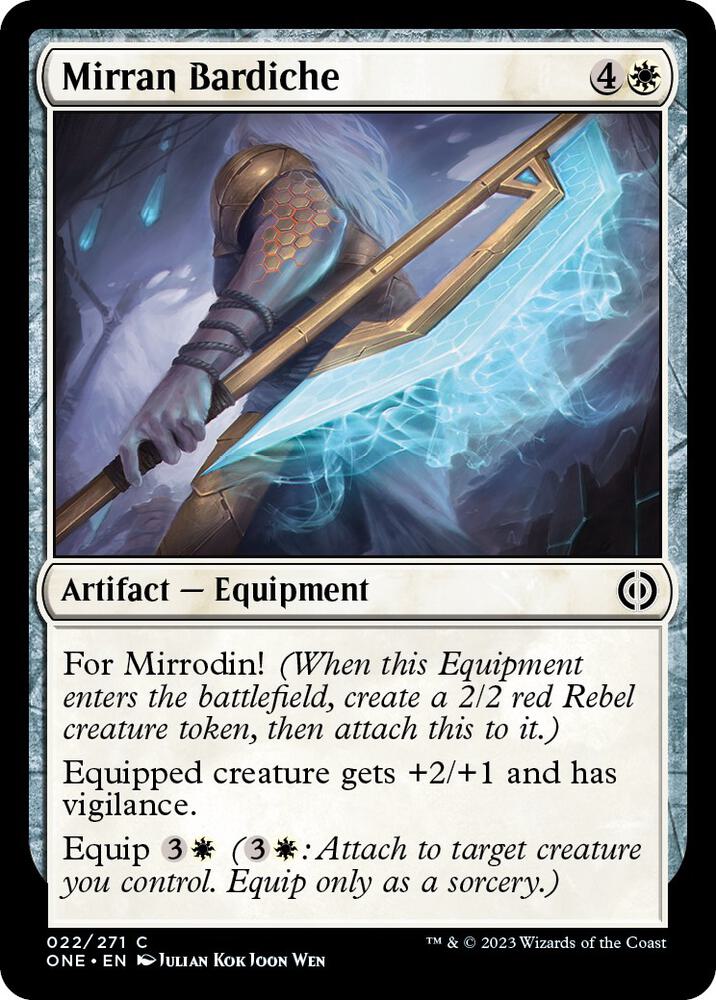Mirran Bardiche, ONE, 22, NM