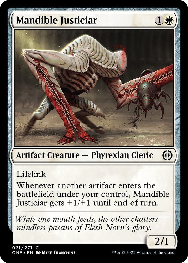 Mandible Justiciar, ONE, 21, NM