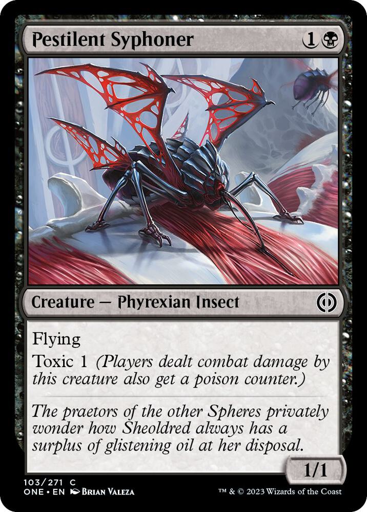 Pestilent Syphoner, ONE, 103, NM, Foil