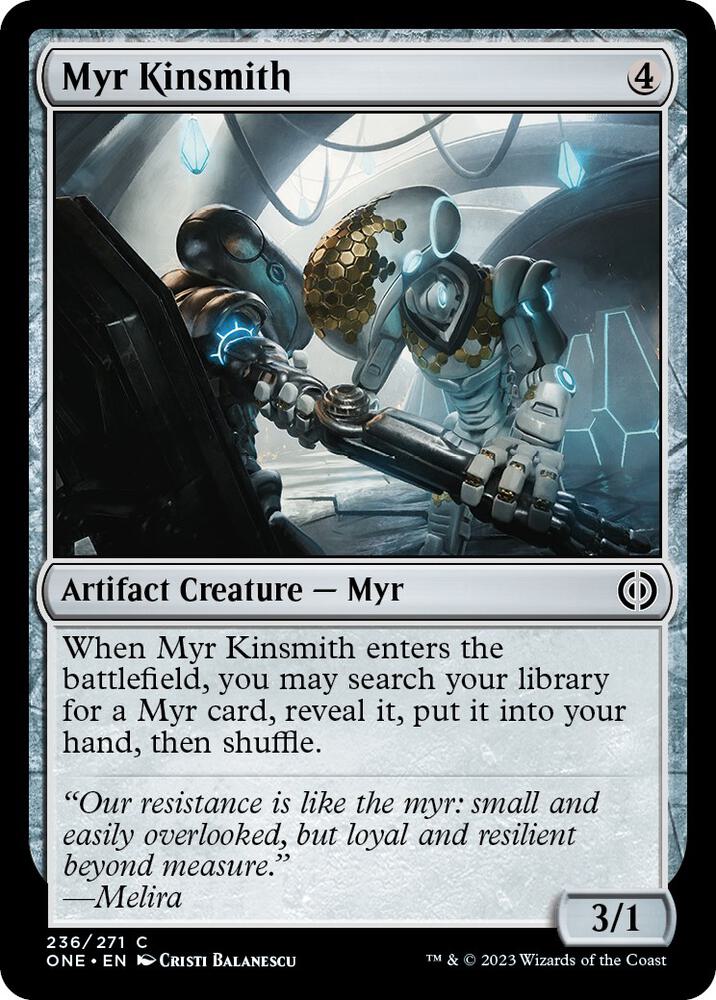 Myr Kinsmith, ONE, 236, NM, Foil