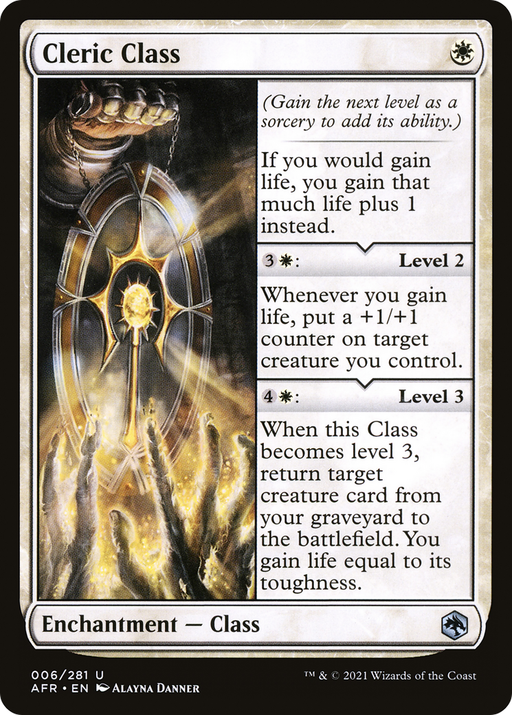Cleric Class (AFR) 6