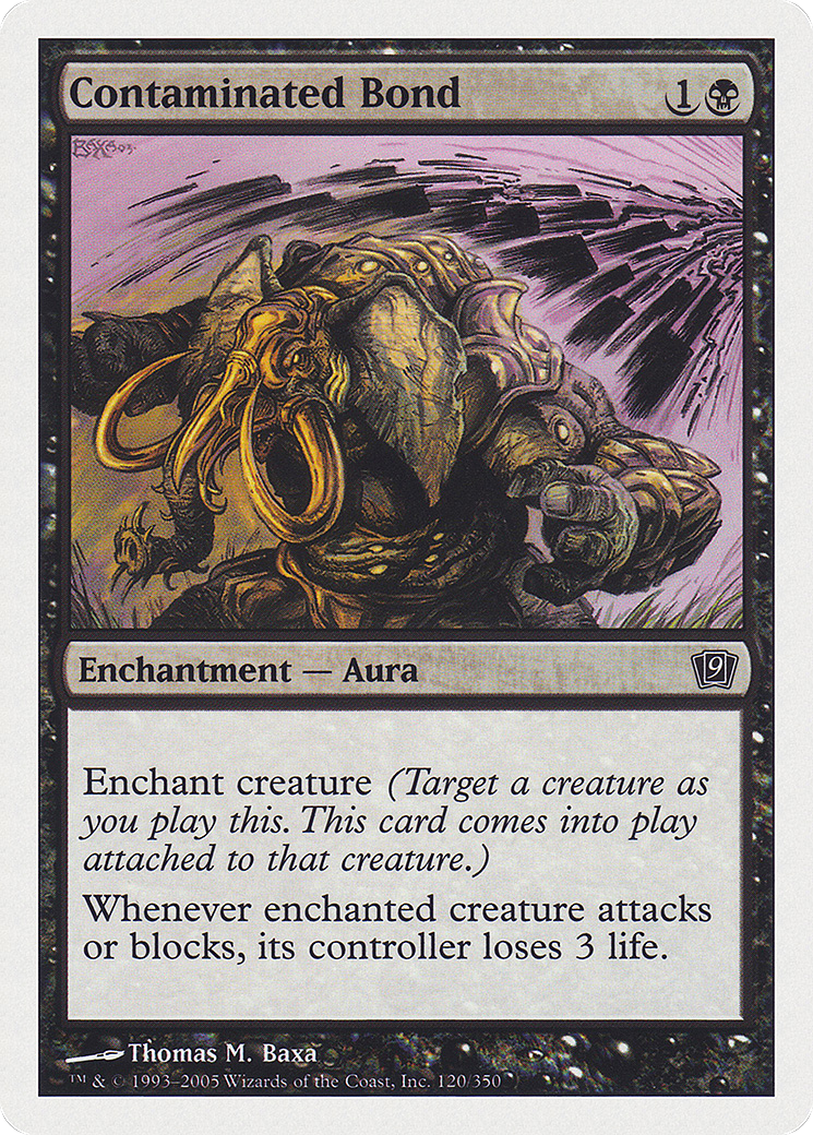 Contaminated Bond (9ED) 120 - WZRD TCG