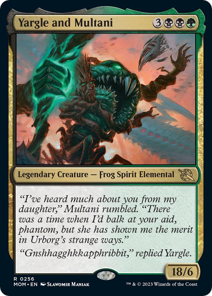 Yargle and Multani, MOM, 256, NM, Foil