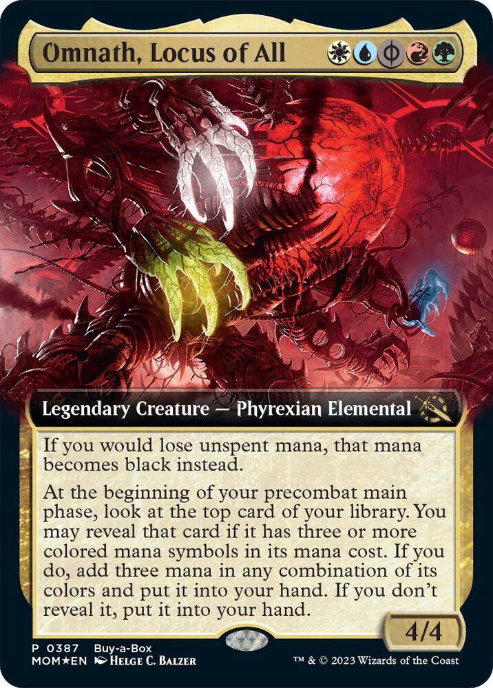 Omnath, Locus of All, BABP, 387, NM, Foil