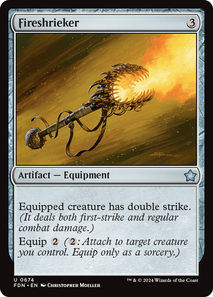 Fireshrieker (FDN) 674 - WZRD TCG