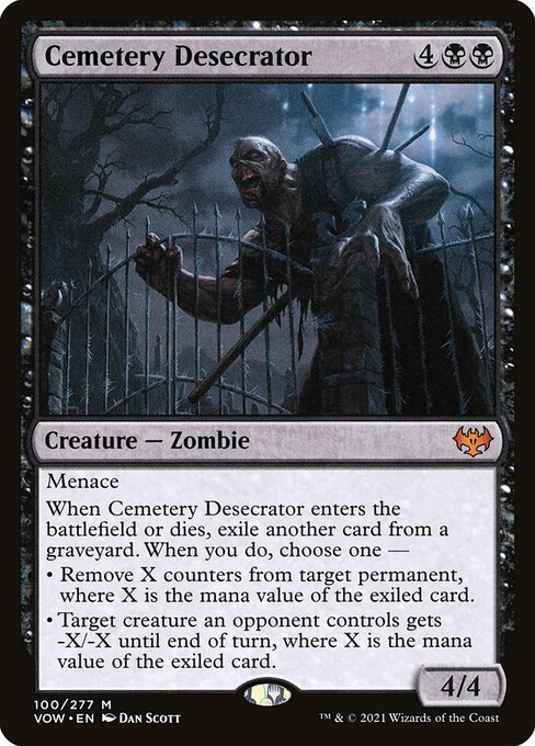 Cemetery Desecrator front
