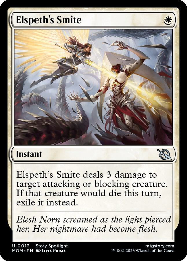 Elspeth's Smite, MOM, 13, NM