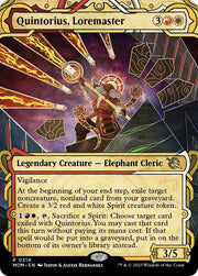 Quintorius, Loremaster (Showcase), MOM, 314, NM