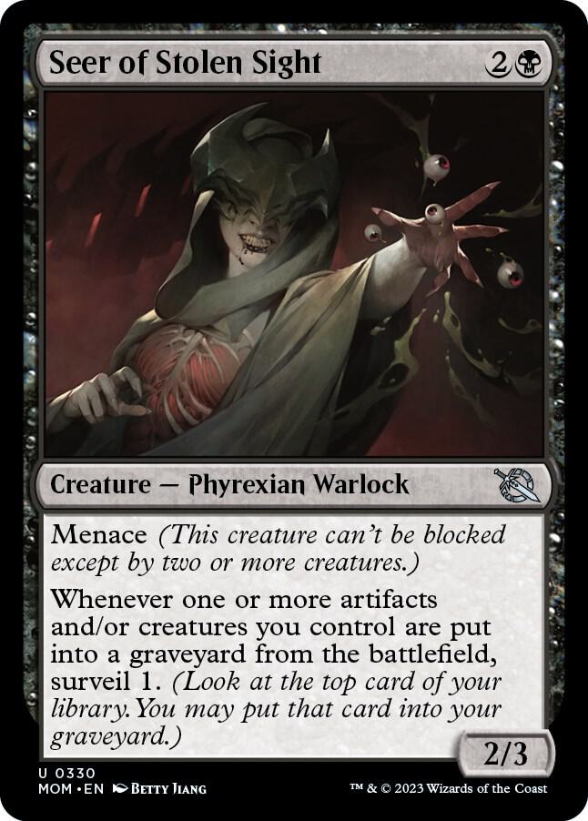 Seer of Stolen Sight, MOM, 330, NM, Foil