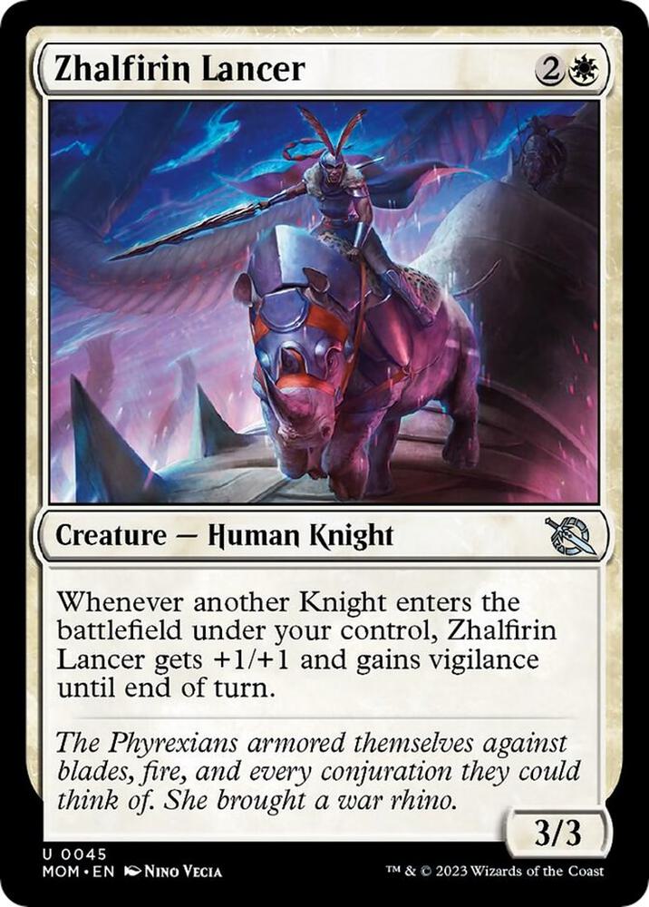 Zhalfirin Lancer, MOM, 45, NM
