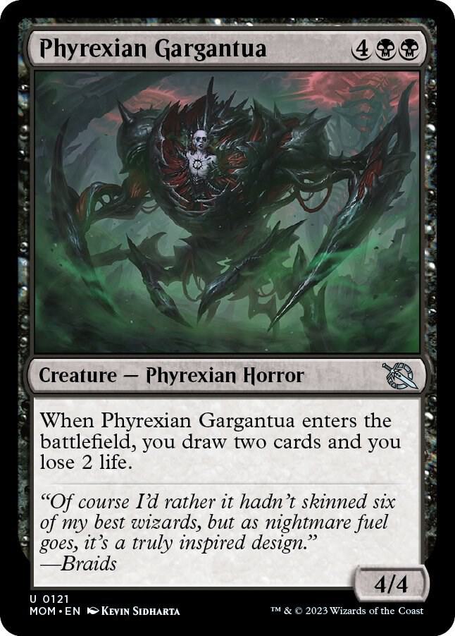 Phyrexian Gargantua, MOM, 121, NM