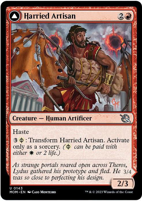 Harried Artisan, MOM, 143, NM, Foil