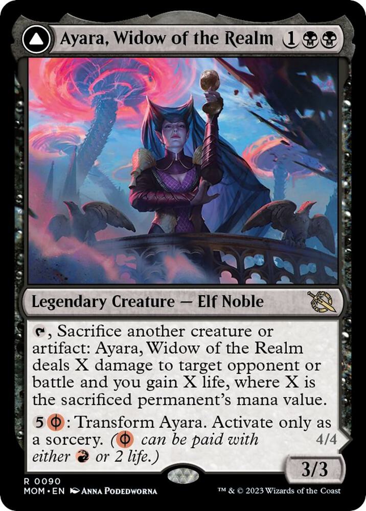 Ayara, Widow of the Realm, MOM, 90, NM