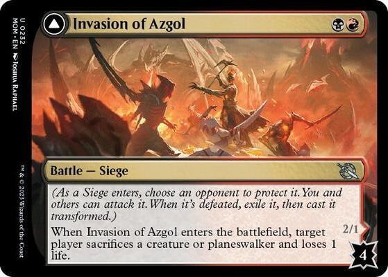 Invasion of Azgol, MOM, 232, NM