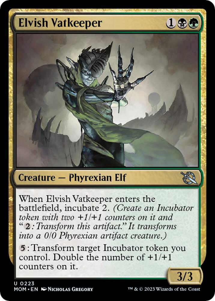 Elvish Vatkeeper, MOM, 223, NM