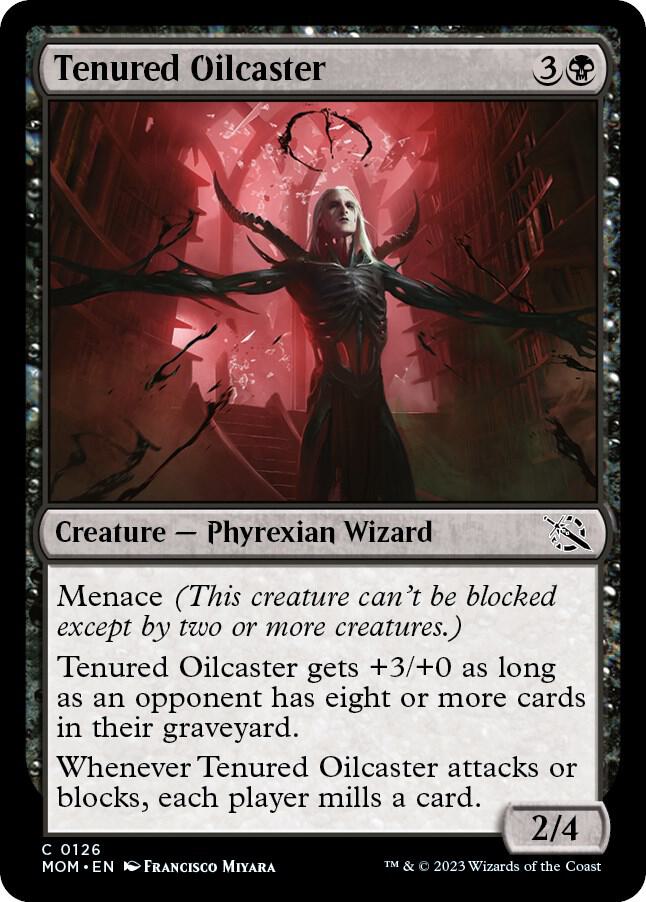 Tenured Oilcaster, MOM, 126, NM, Foil