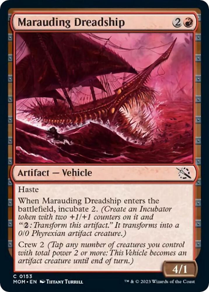 Marauding Dreadship, MOM, 153, NM