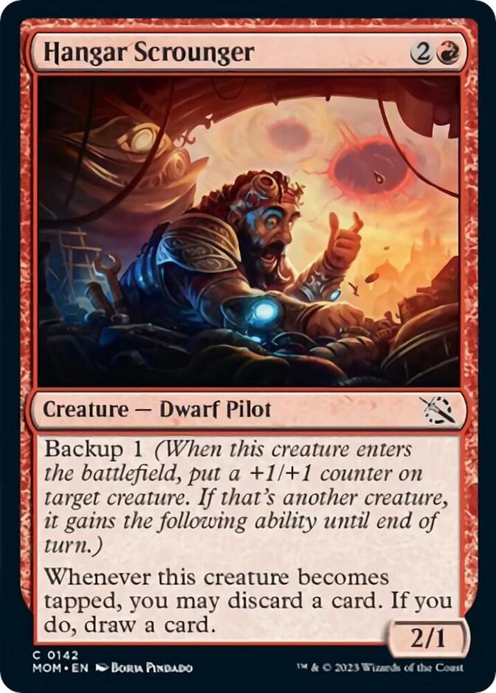 Hangar Scrounger, MOM, 142, NM, Foil