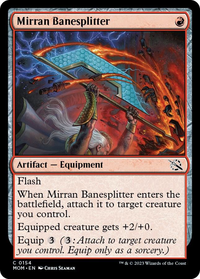 Mirran Banesplitter, MOM, 154, NM, Foil