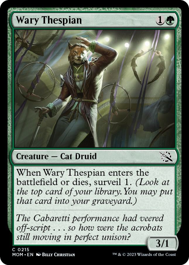 Wary Thespian, MOM, 215, NM, Foil