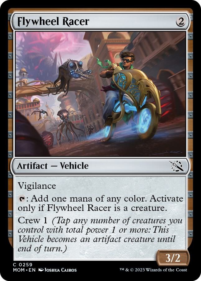 Flywheel Racer, MOM, 259, NM, Foil
