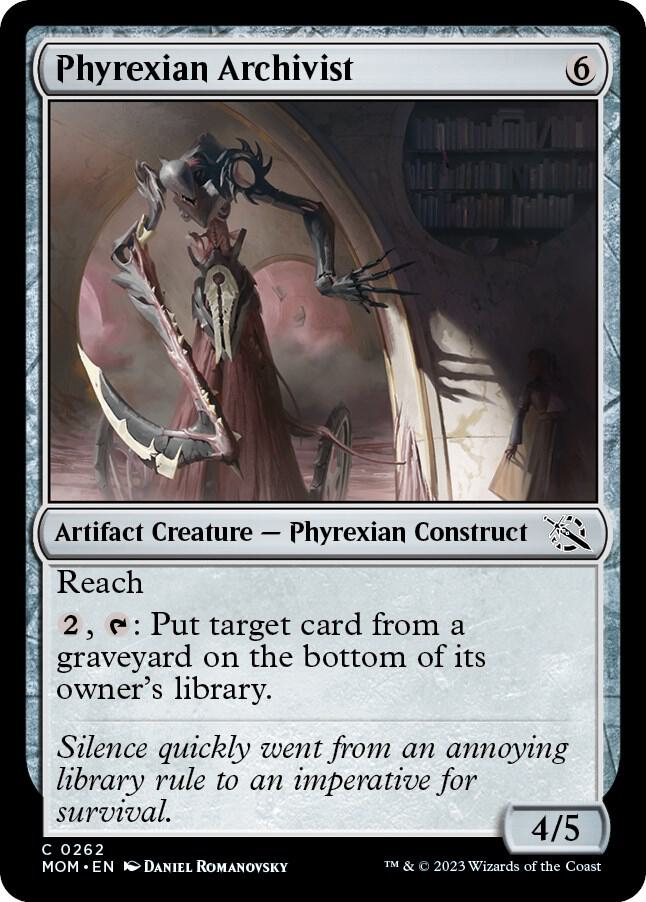 Phyrexian Archivist, MOM, 262, NM, Foil
