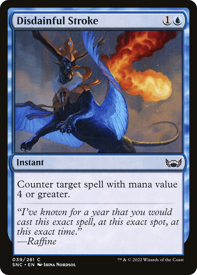 Disdainful Stroke (SNC) 39 - WZRD TCG