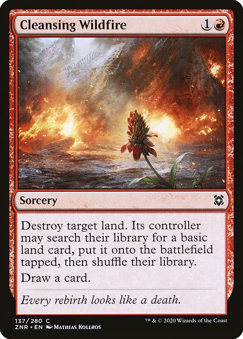 Cleansing Wildfire front