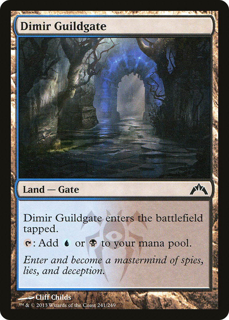 Dimir Guildgate (GTC) 241 - WZRD TCG